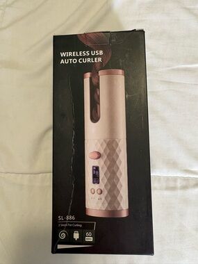 Cordless automatic hair curler